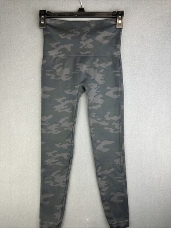 Pants - Spanx Look at Me Now Seamless Leggings(FL3515)-Small-Black Camouflage
